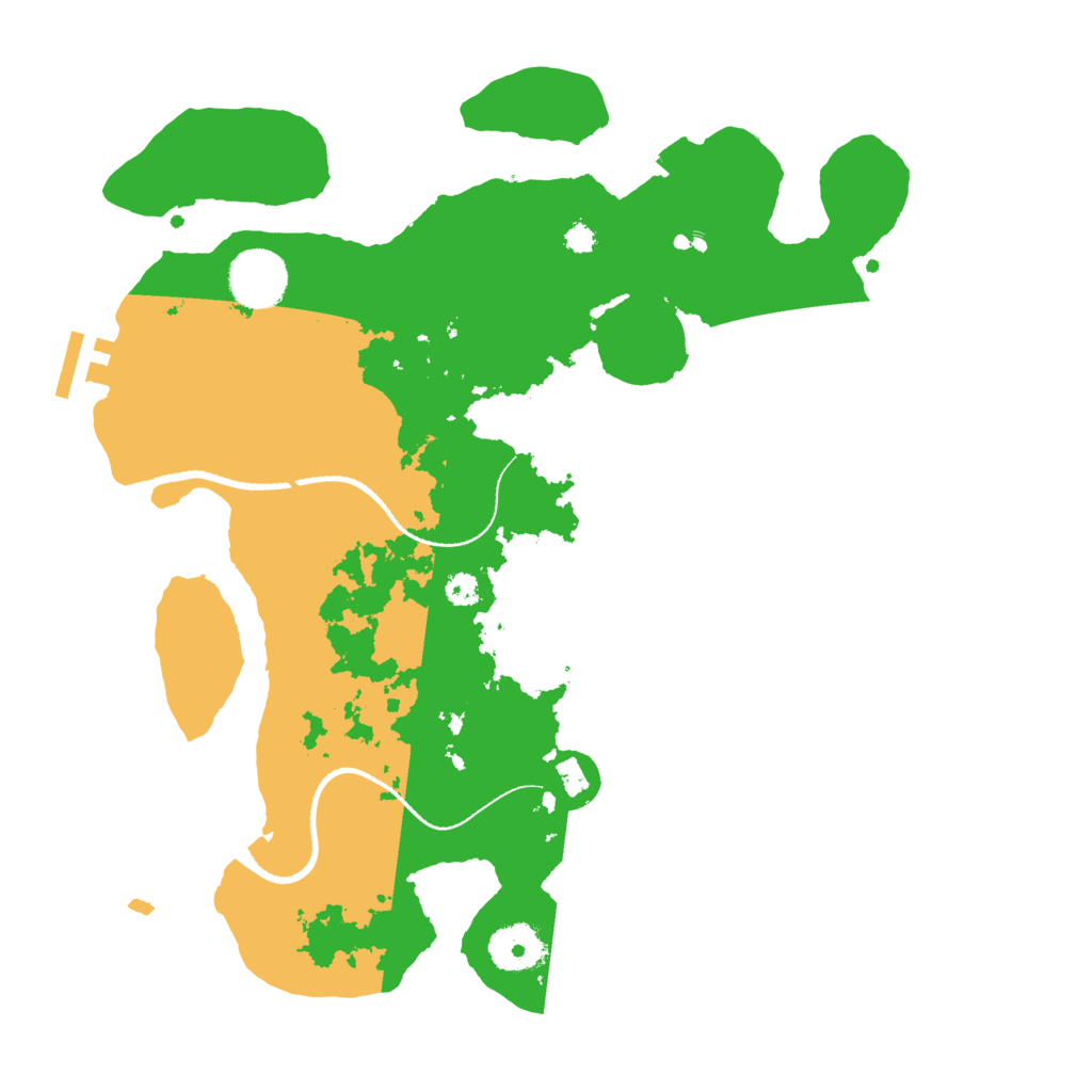 Biome Rust Map: Procedural Map, Size: 3300, Seed: 717961878