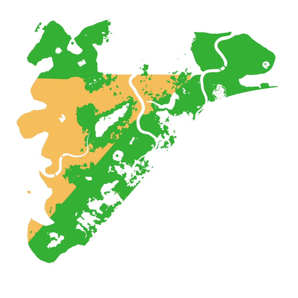 Biome Rust Map: Procedural Map, Size: 4250, Seed: 168233