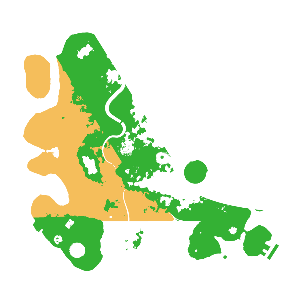 Biome Rust Map: Procedural Map, Size: 3500, Seed: 667468714