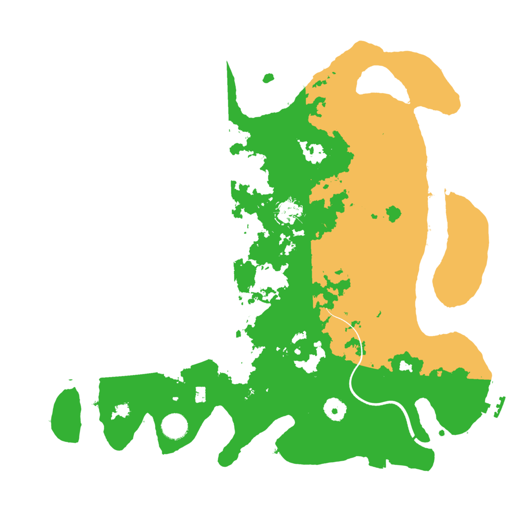 Biome Rust Map: Procedural Map, Size: 3500, Seed: 231561252