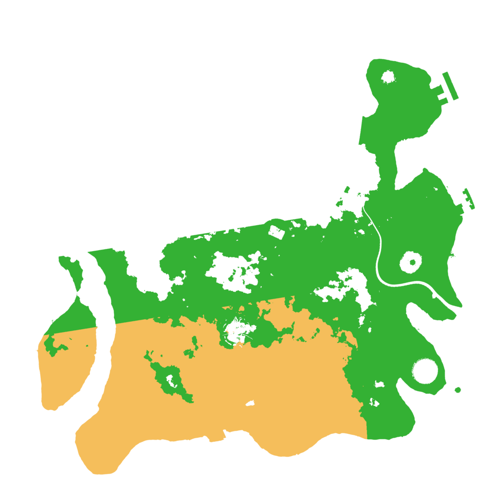 Biome Rust Map: Procedural Map, Size: 3500, Seed: 177047986