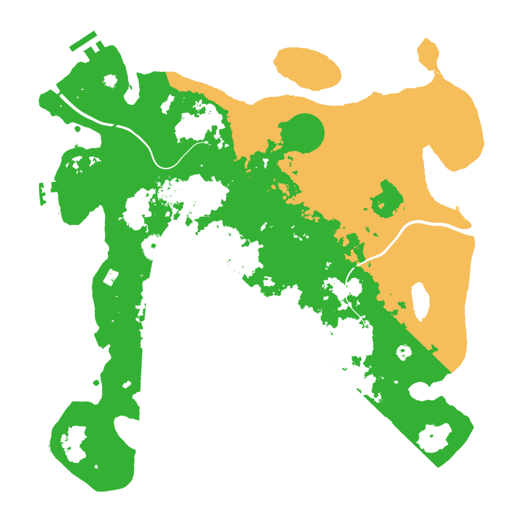 Biome Rust Map: Procedural Map, Size: 3500, Seed: 1426117061