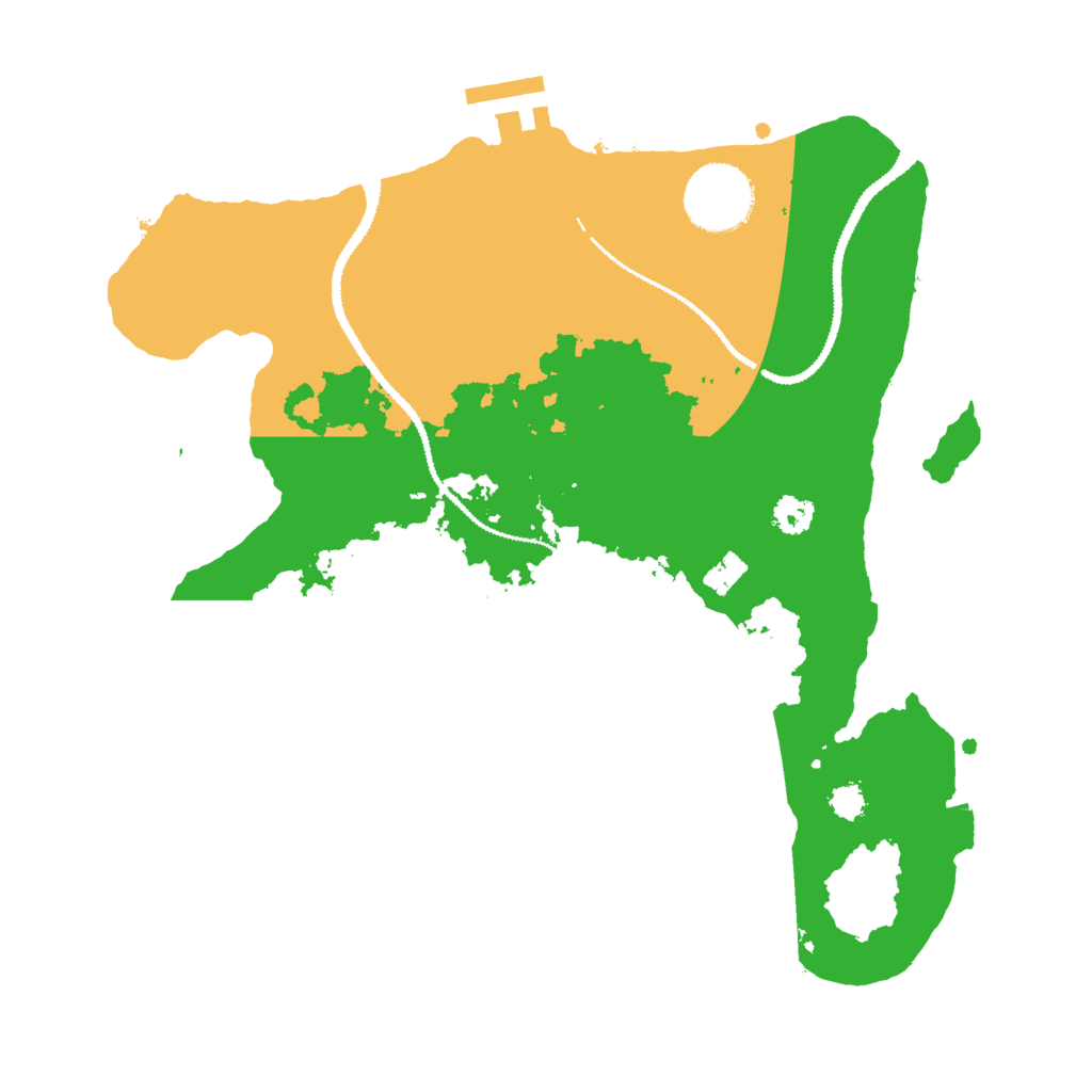 Biome Rust Map: Procedural Map, Size: 2800, Seed: 1831140071