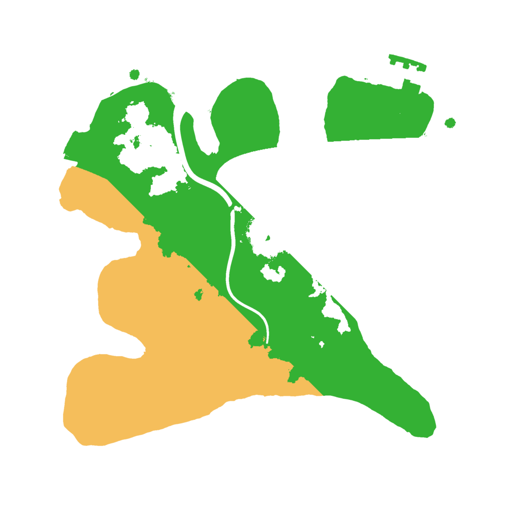 Biome Rust Map: Procedural Map, Size: 2000, Seed: 10362091
