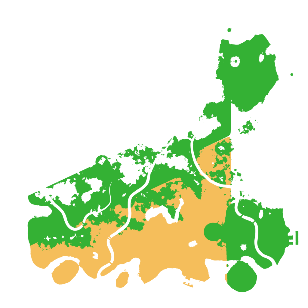Biome Rust Map: Procedural Map, Size: 4500, Seed: 1896998117