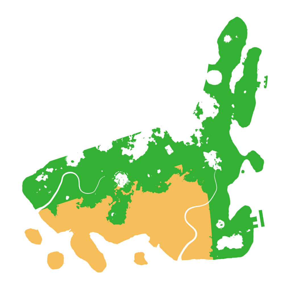 Biome Rust Map: Procedural Map, Size: 3500, Seed: 1950719041