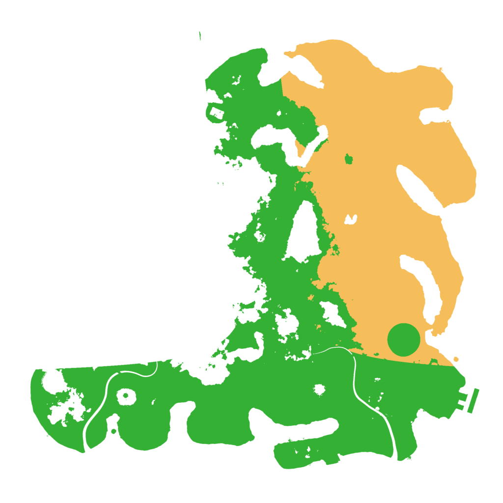 Biome Rust Map: Procedural Map, Size: 4050, Seed: 1563187616
