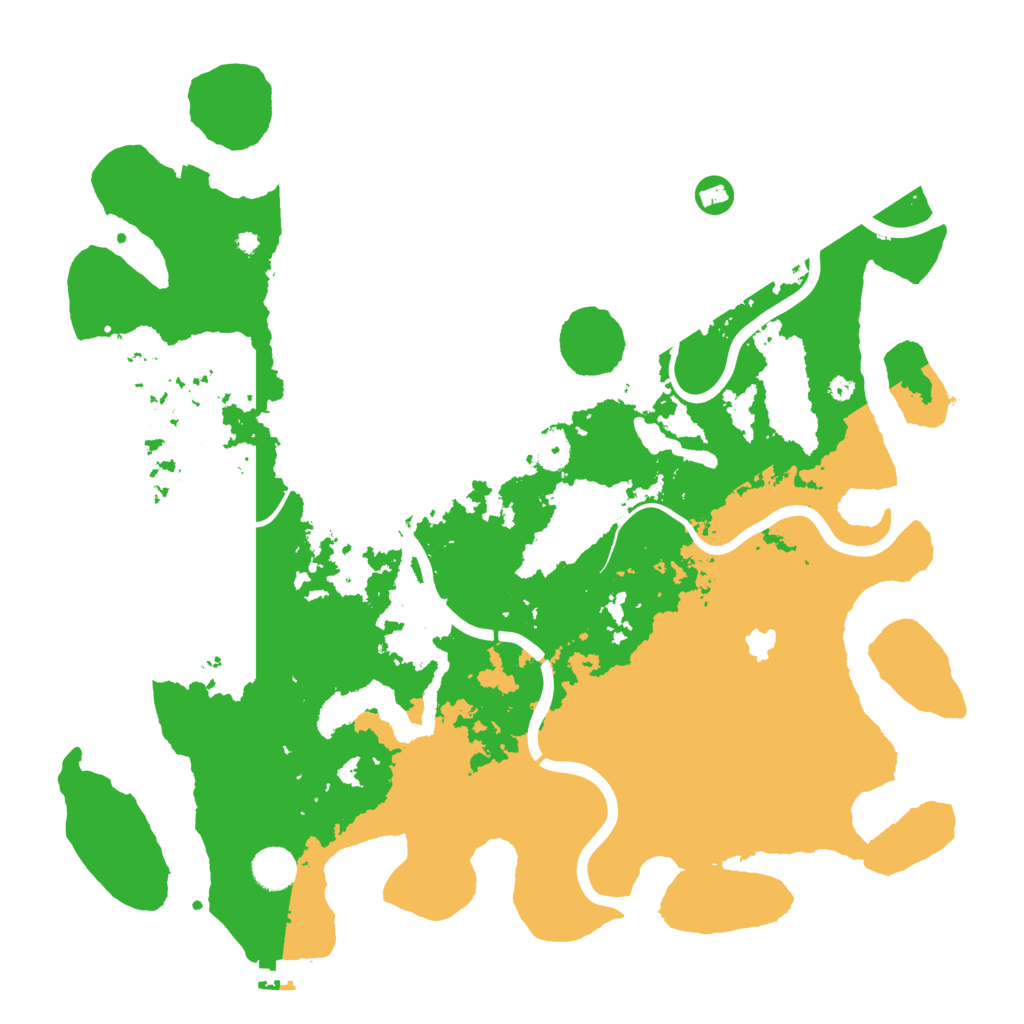 Biome Rust Map: Procedural Map, Size: 4200, Seed: 20250221