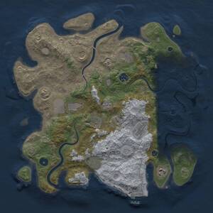 Thumbnail Rust Map: Procedural Map, Size: 3750, Seed: 978043018, 15 Monuments