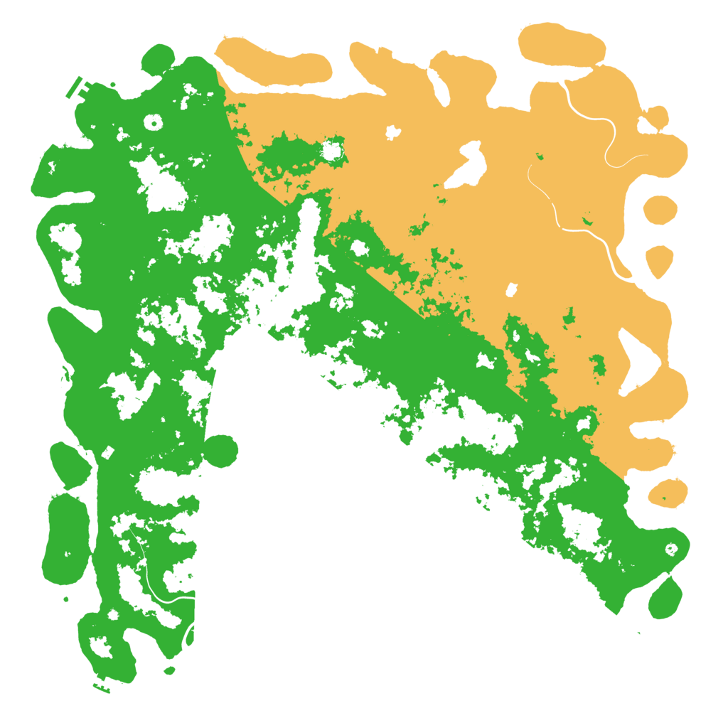 Biome Rust Map: Procedural Map, Size: 6000, Seed: 112234456
