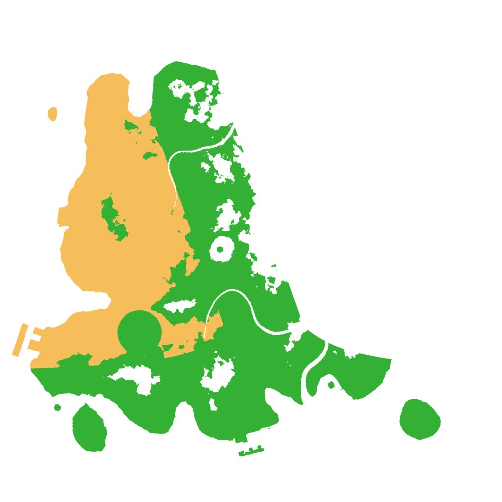 Biome Rust Map: Procedural Map, Size: 3000, Seed: 179902946
