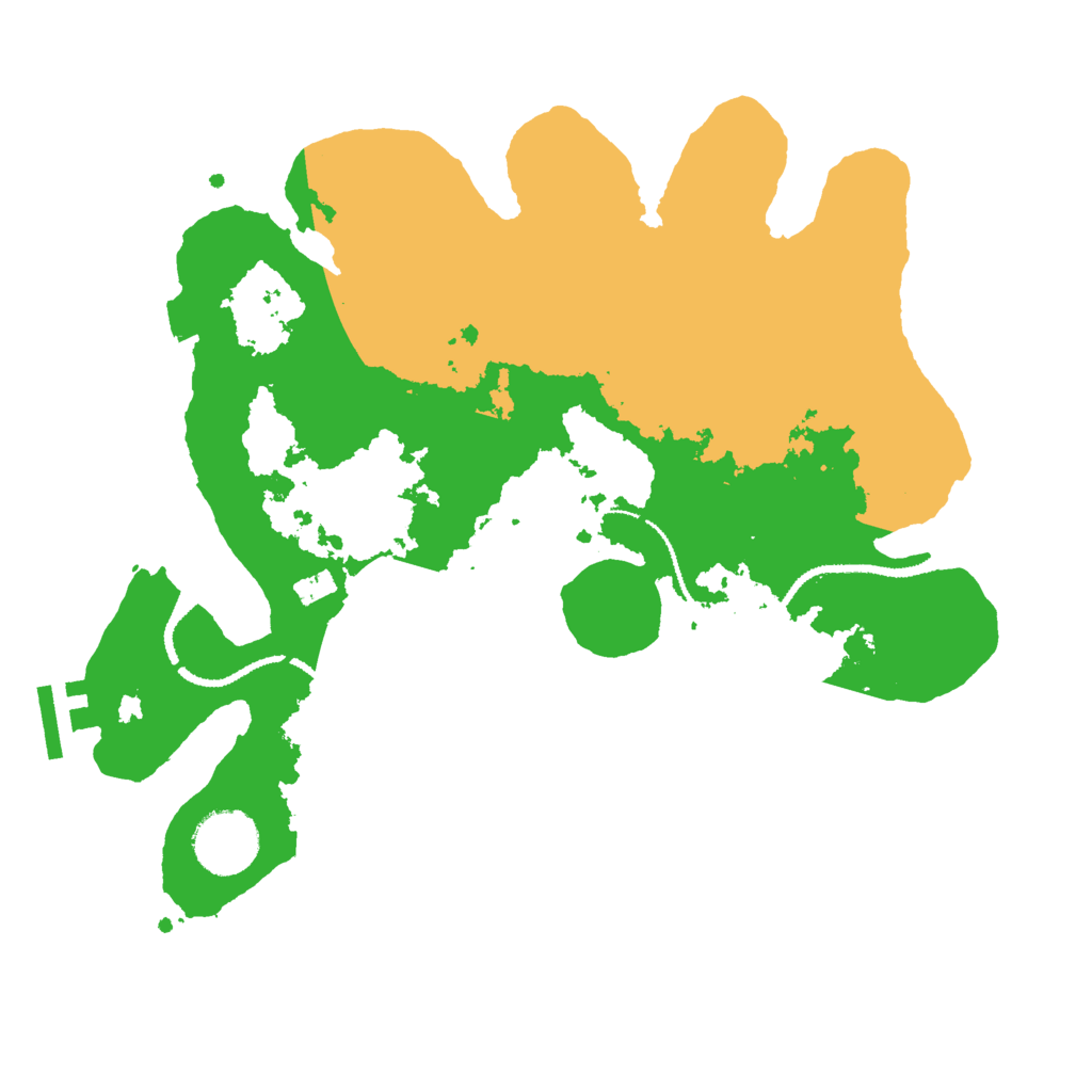 Biome Rust Map: Procedural Map, Size: 3000, Seed: 1756427683