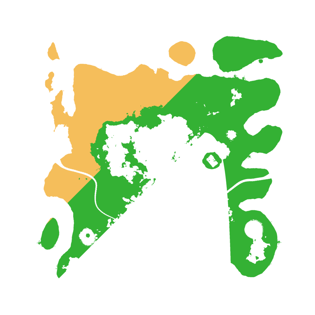 Biome Rust Map: Procedural Map, Size: 3000, Seed: 353534