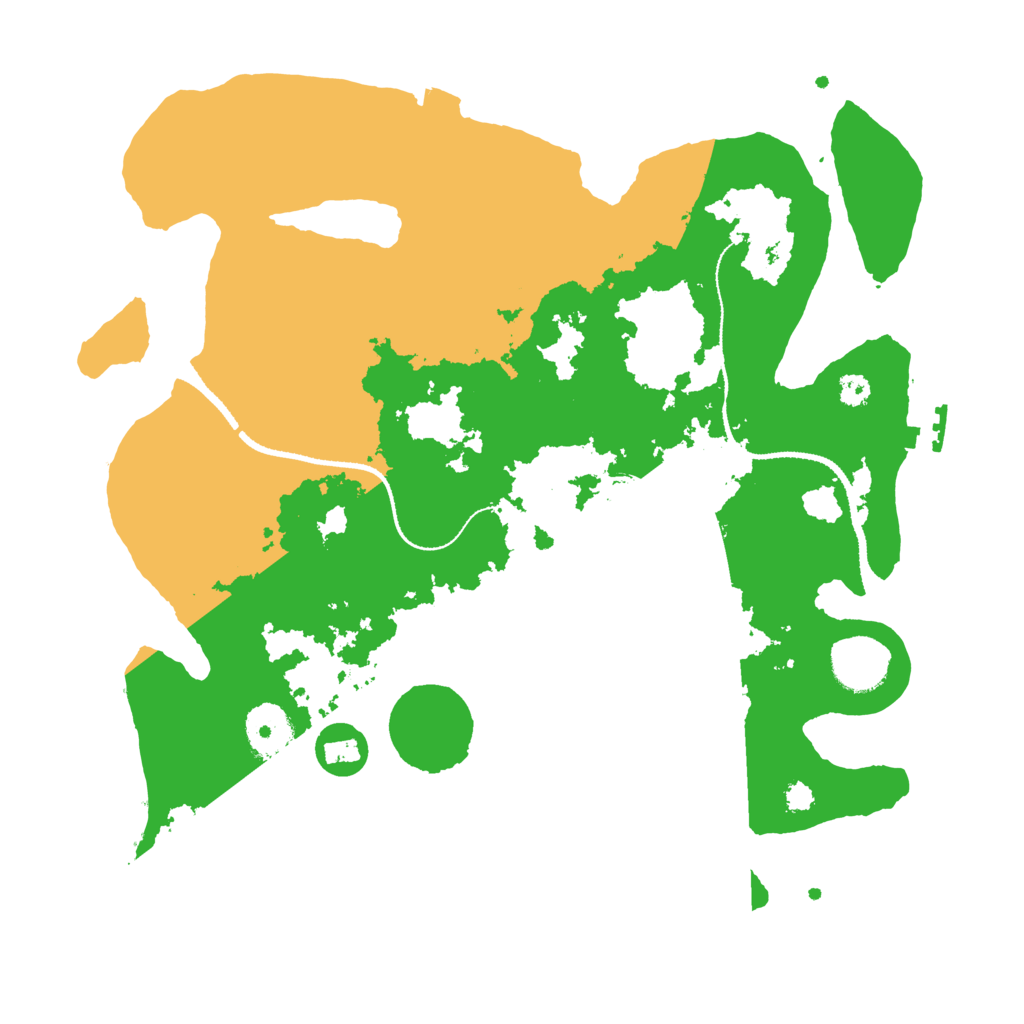 Biome Rust Map: Procedural Map, Size: 3250, Seed: 324171231