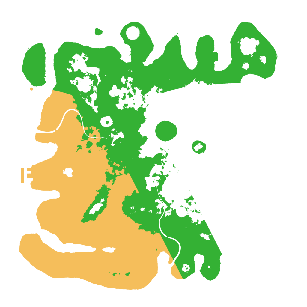 Biome Rust Map: Procedural Map, Size: 4000, Seed: 568501165