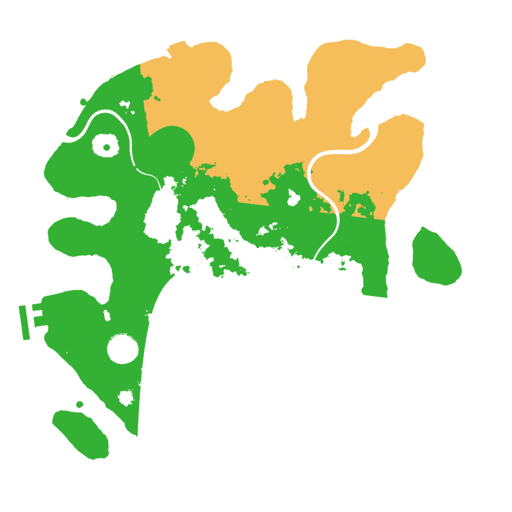 Biome Rust Map: Procedural Map, Size: 3000, Seed: 1569319937