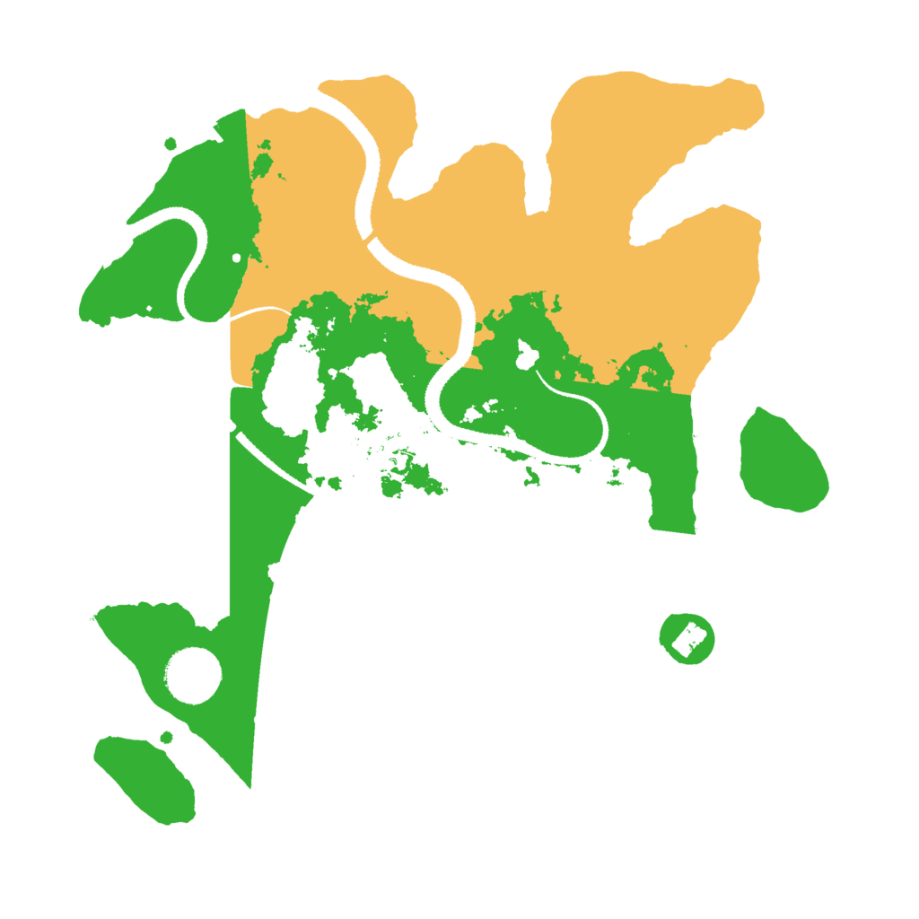 Biome Rust Map: Procedural Map, Size: 3000, Seed: 1569319937