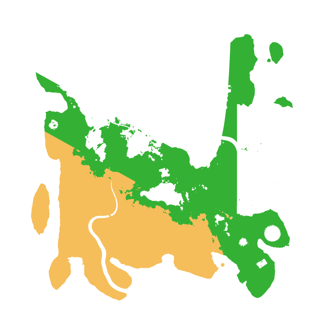 Biome Rust Map: Procedural Map, Size: 3500, Seed: 51294766