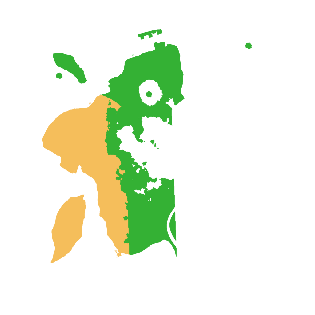 Biome Rust Map: Procedural Map, Size: 2000, Seed: 162490403