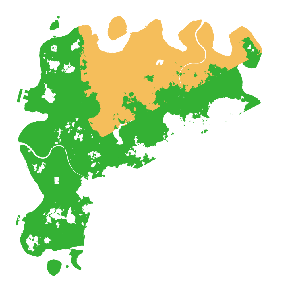 Biome Rust Map: Procedural Map, Size: 4300, Seed: 481981