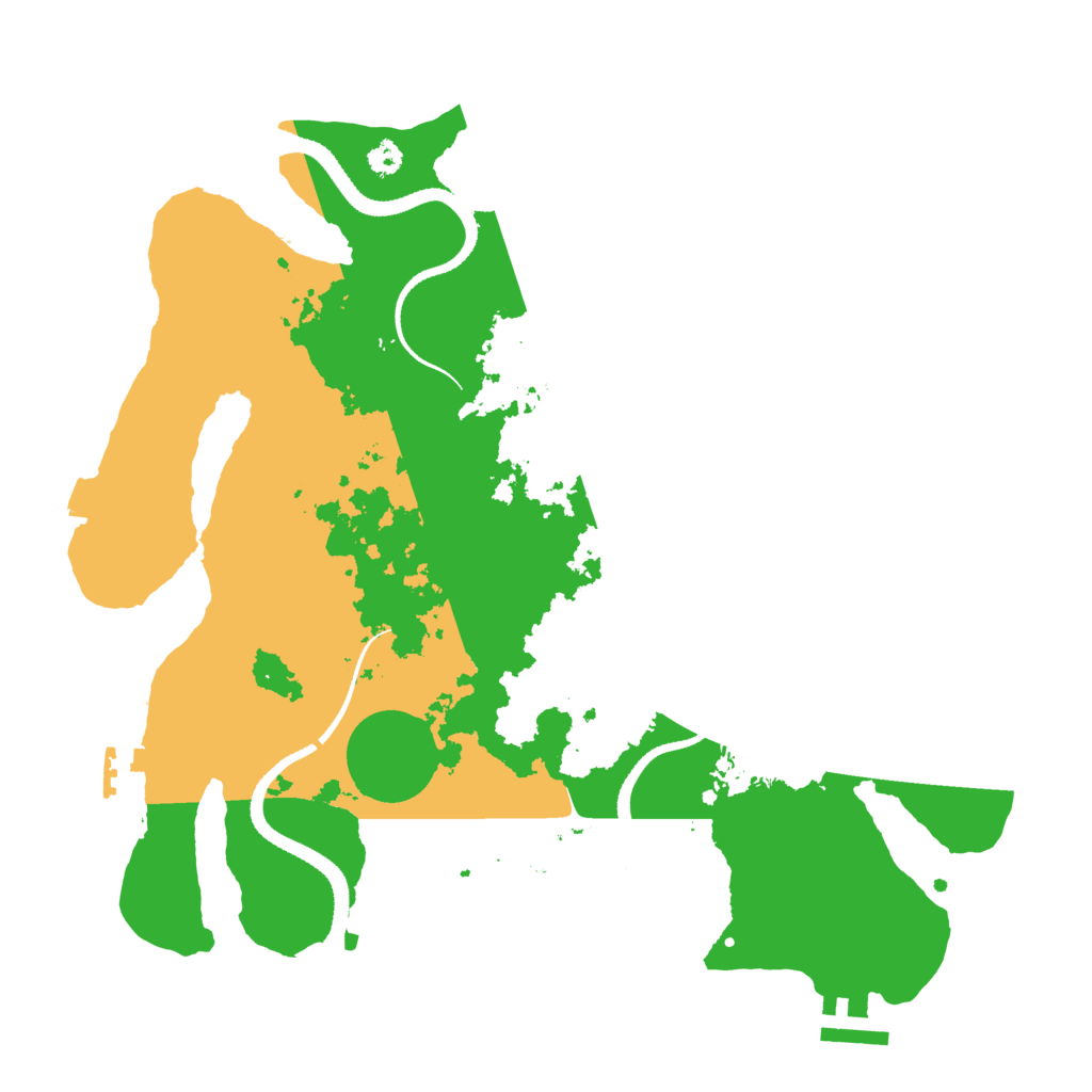 Biome Rust Map: Procedural Map, Size: 3250, Seed: 1946907525