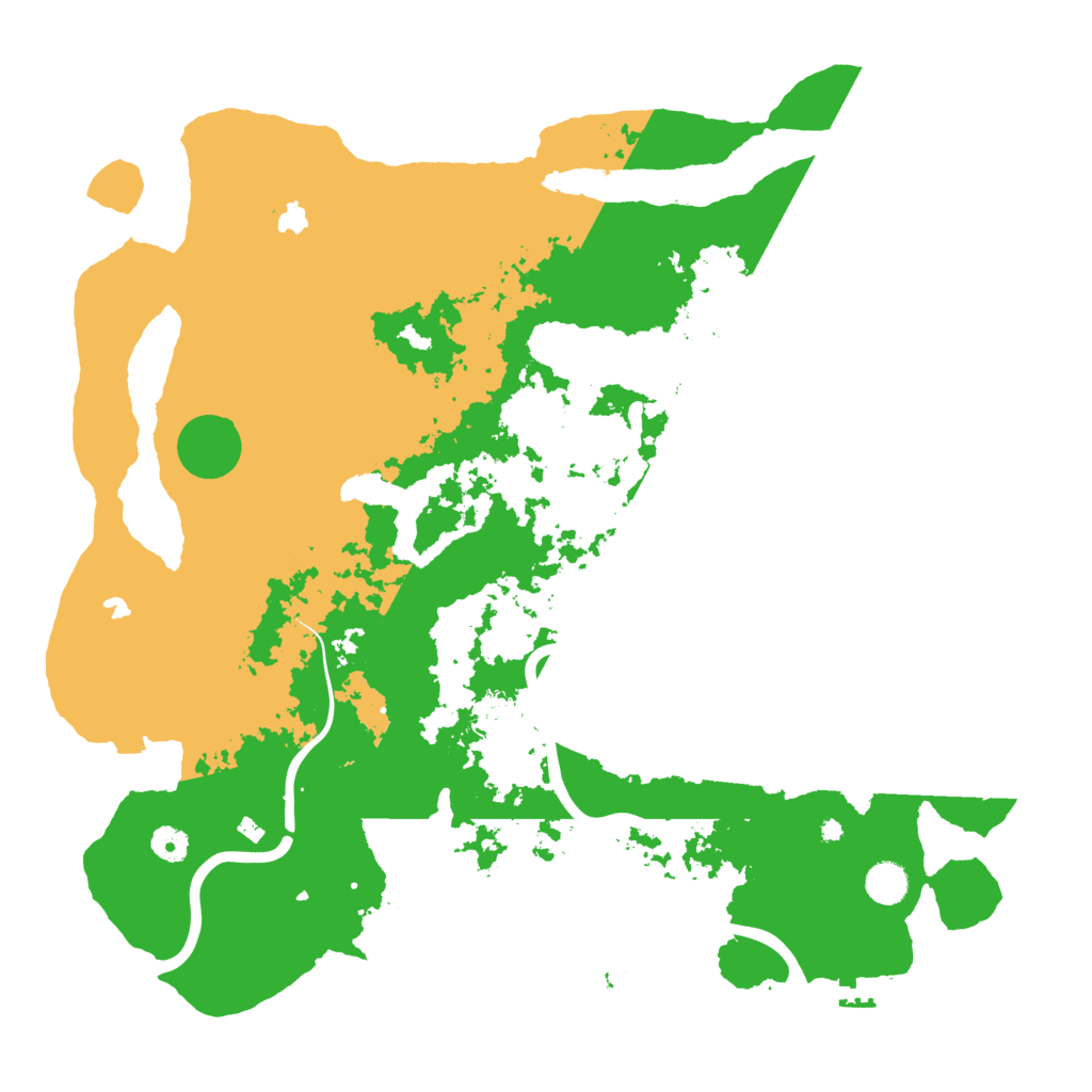 Biome Rust Map: Procedural Map, Size: 4500, Seed: 64884483