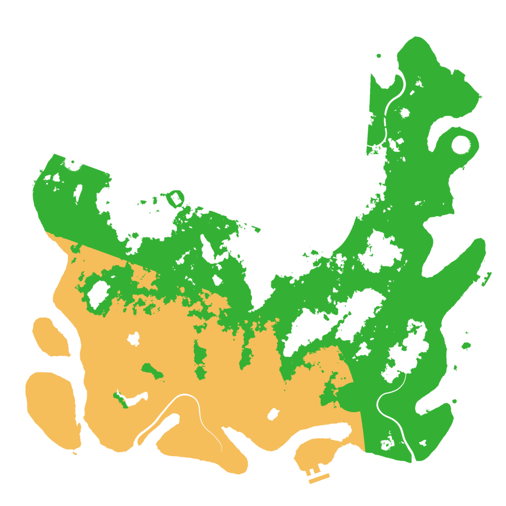 Biome Rust Map: Procedural Map, Size: 4800, Seed: 165258104