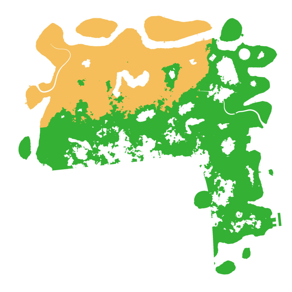 Biome Rust Map: Procedural Map, Size: 4500, Seed: 984341