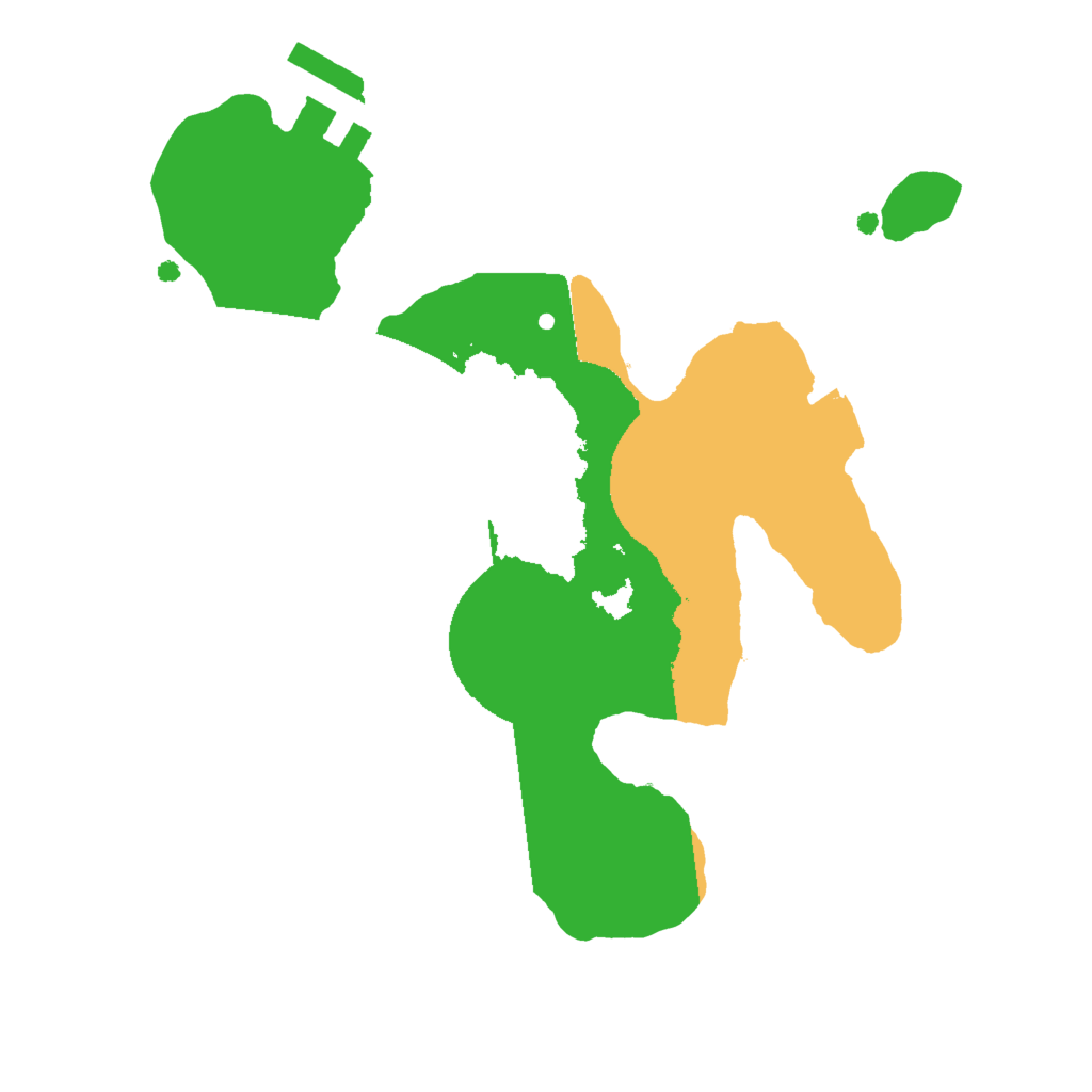 Biome Rust Map: Procedural Map, Size: 2000, Seed: 1834692867