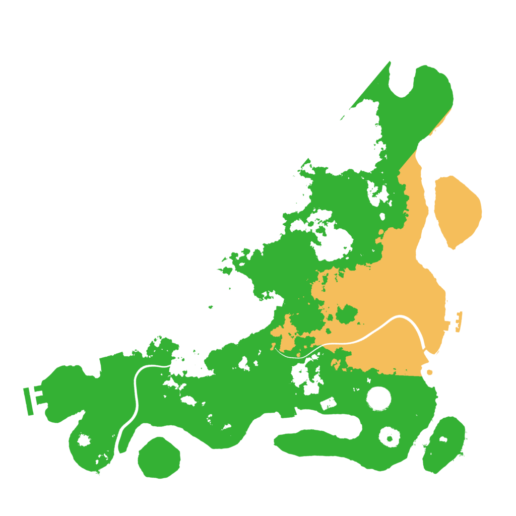 Biome Rust Map: Procedural Map, Size: 3750, Seed: 163517714