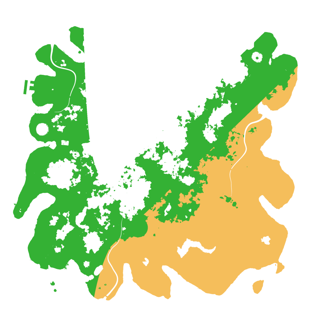 Biome Rust Map: Procedural Map, Size: 4500, Seed: 624532312