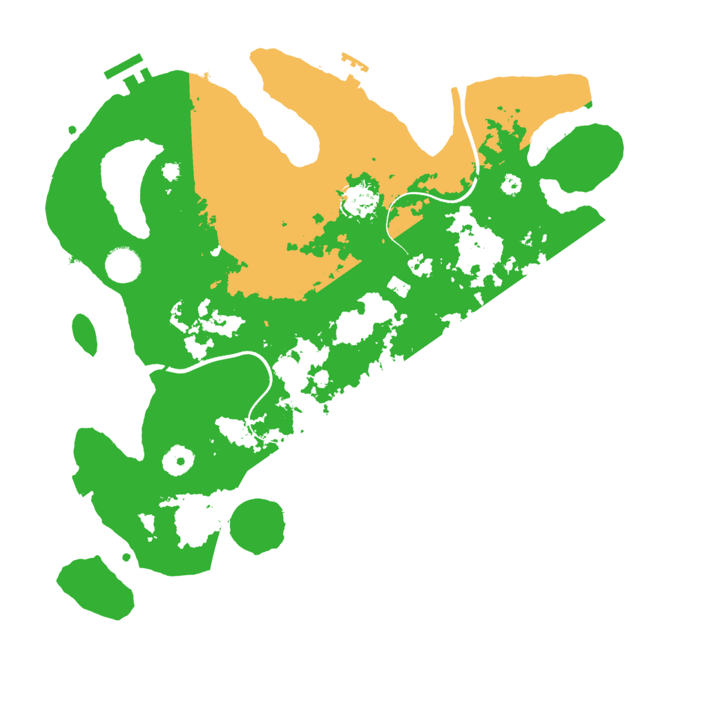 Biome Rust Map: Procedural Map, Size: 3500, Seed: 1139081882