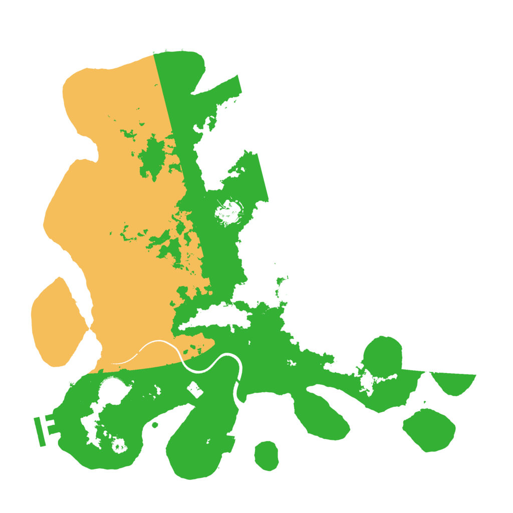 Biome Rust Map: Procedural Map, Size: 3500, Seed: 370831617