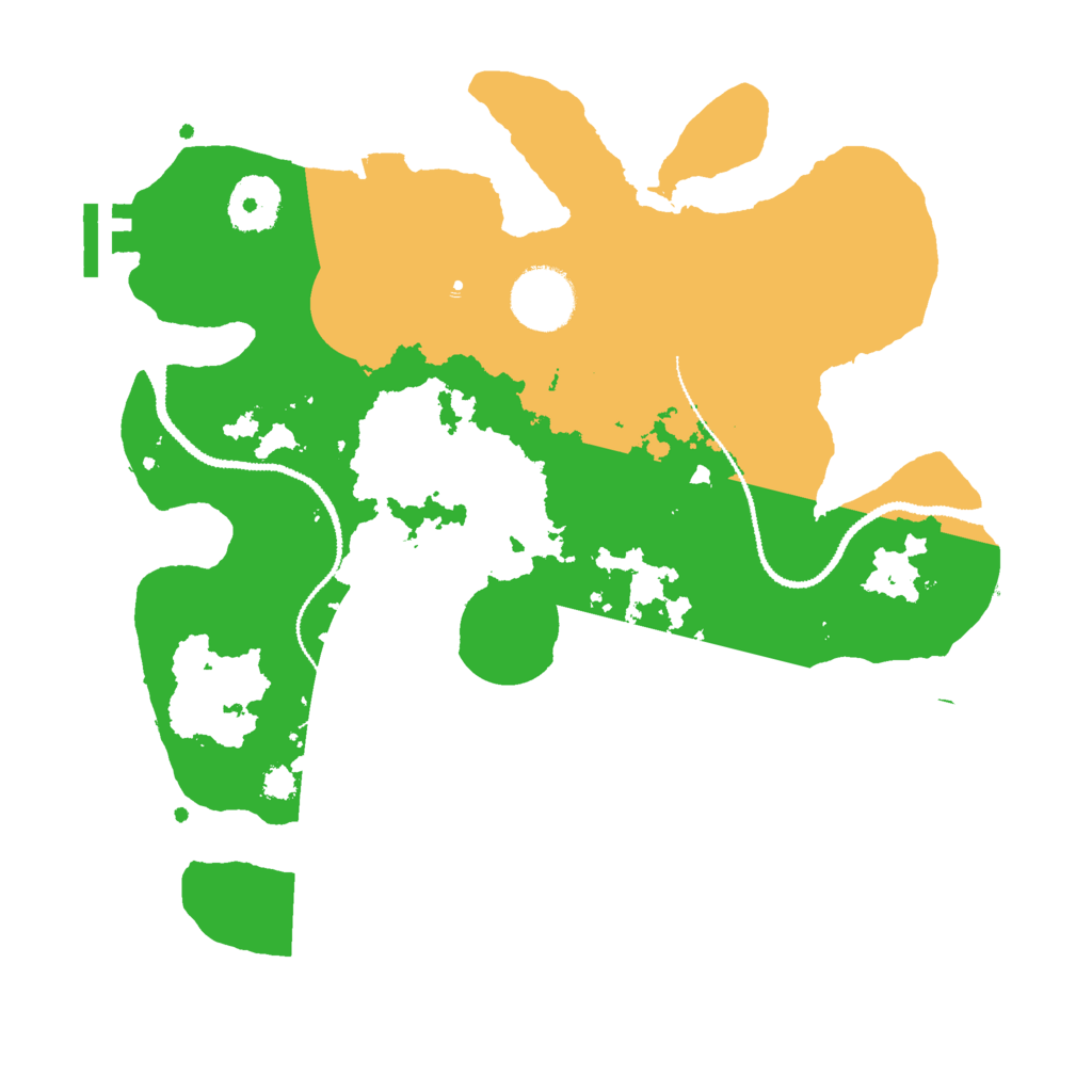 Biome Rust Map: Procedural Map, Size: 3000, Seed: 1329830156