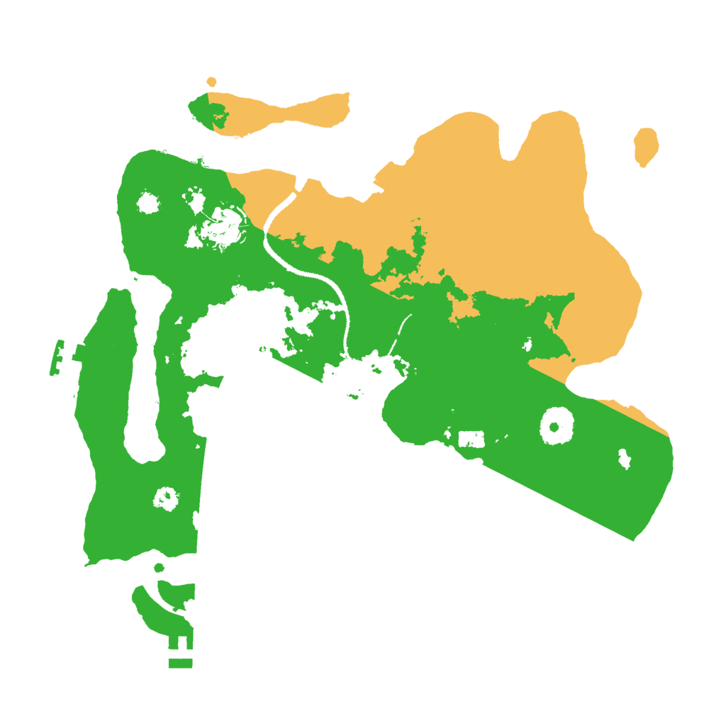 Biome Rust Map: Procedural Map, Size: 3000, Seed: 772392690
