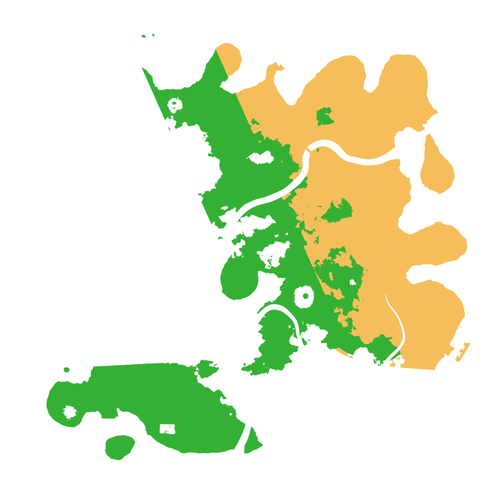 Biome Rust Map: Procedural Map, Size: 3500, Seed: 4356