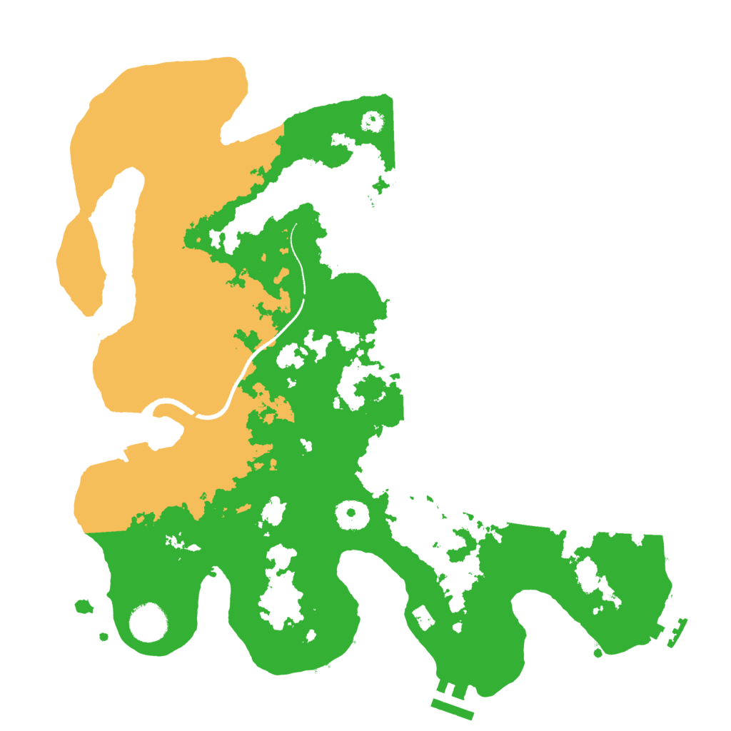 Biome Rust Map: Procedural Map, Size: 3400, Seed: 3306