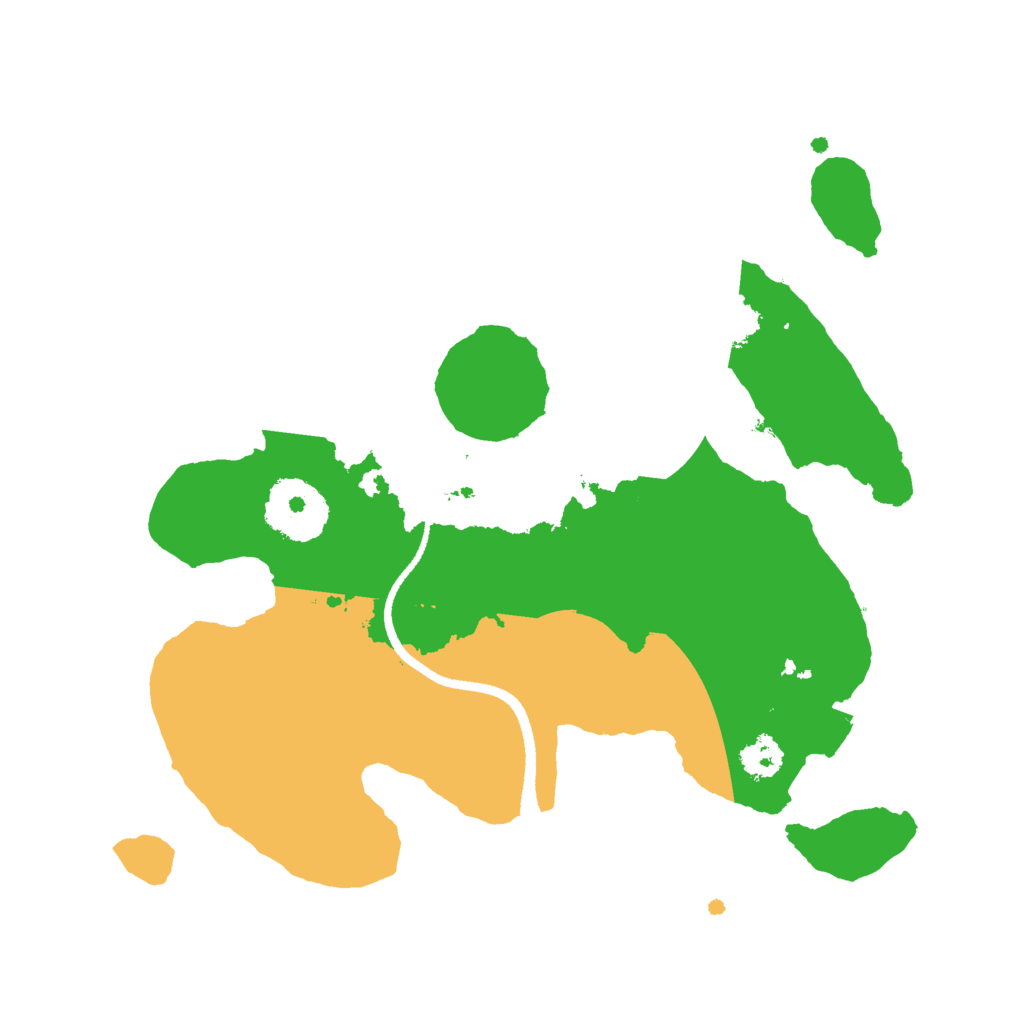 Biome Rust Map: Procedural Map, Size: 2500, Seed: 648458922