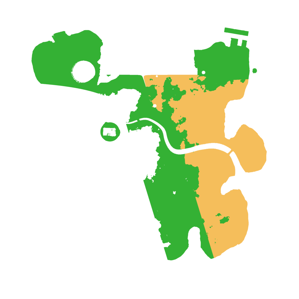 Biome Rust Map: Procedural Map, Size: 2500, Seed: 1565152944