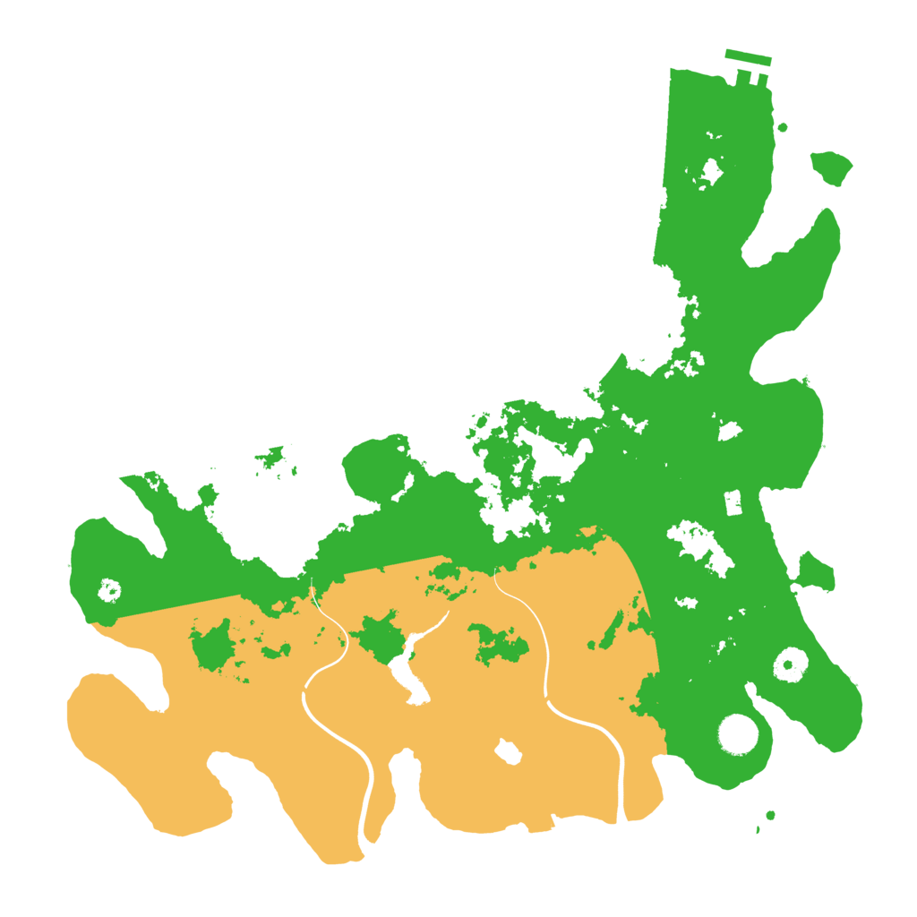 Biome Rust Map: Procedural Map, Size: 4000, Seed: 45639