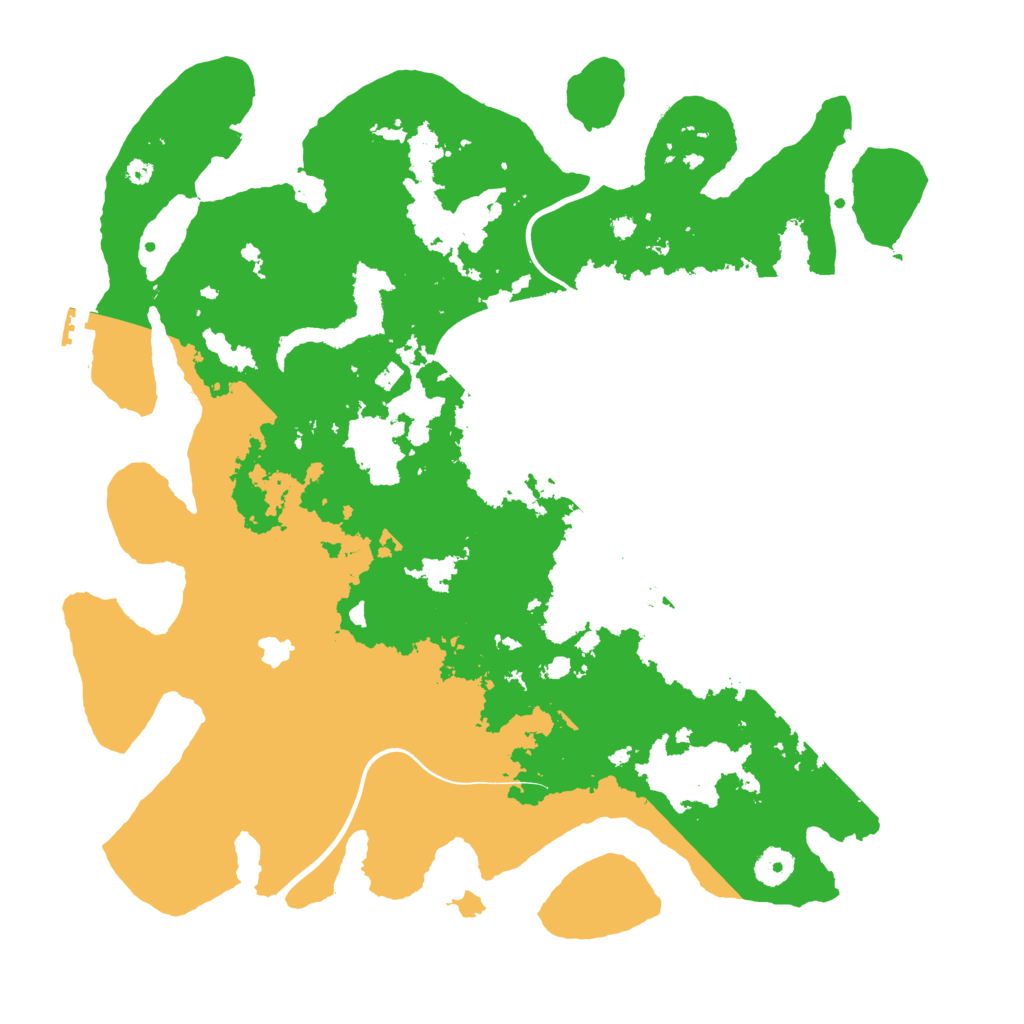 Biome Rust Map: Procedural Map, Size: 4000, Seed: 38111