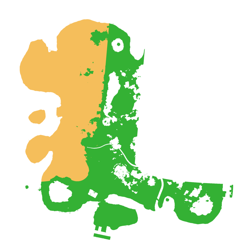 Biome Rust Map: Procedural Map, Size: 3000, Seed: 20386