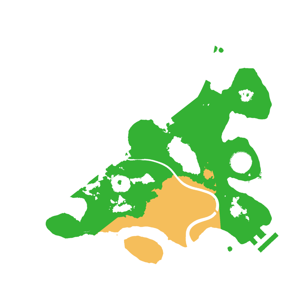 Biome Rust Map: Procedural Map, Size: 2500, Seed: 473927014