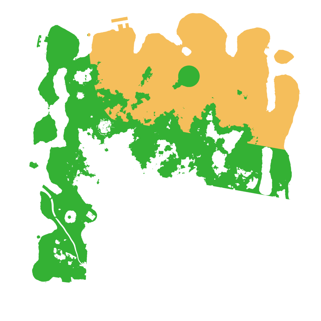 Biome Rust Map: Procedural Map, Size: 3950, Seed: 922318932