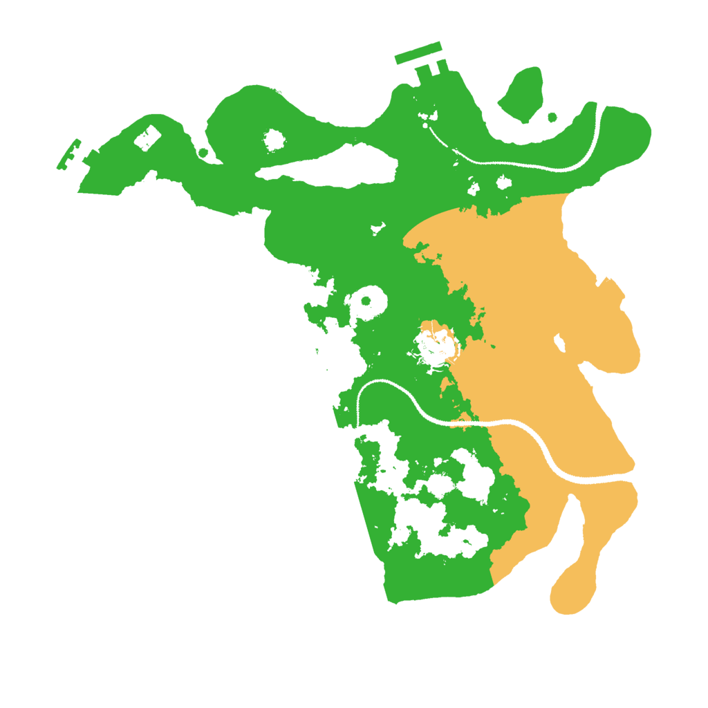 Biome Rust Map: Procedural Map, Size: 3000, Seed: 227836