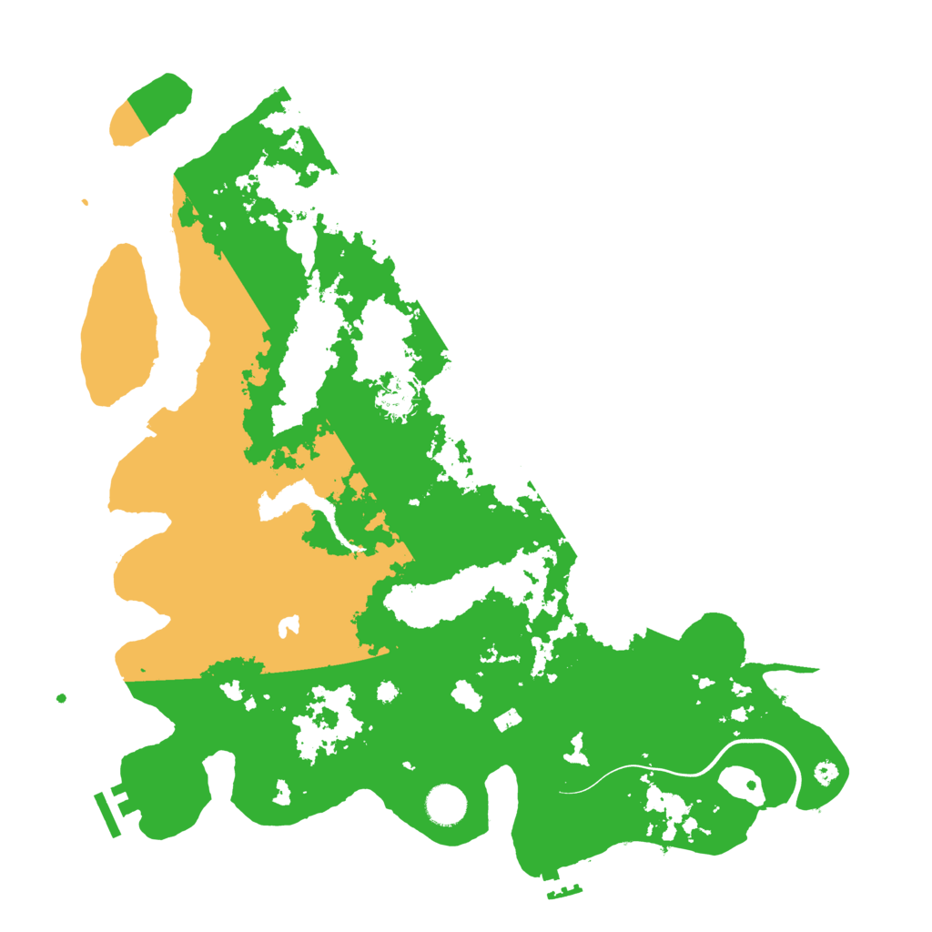 Biome Rust Map: Procedural Map, Size: 4000, Seed: 498276613