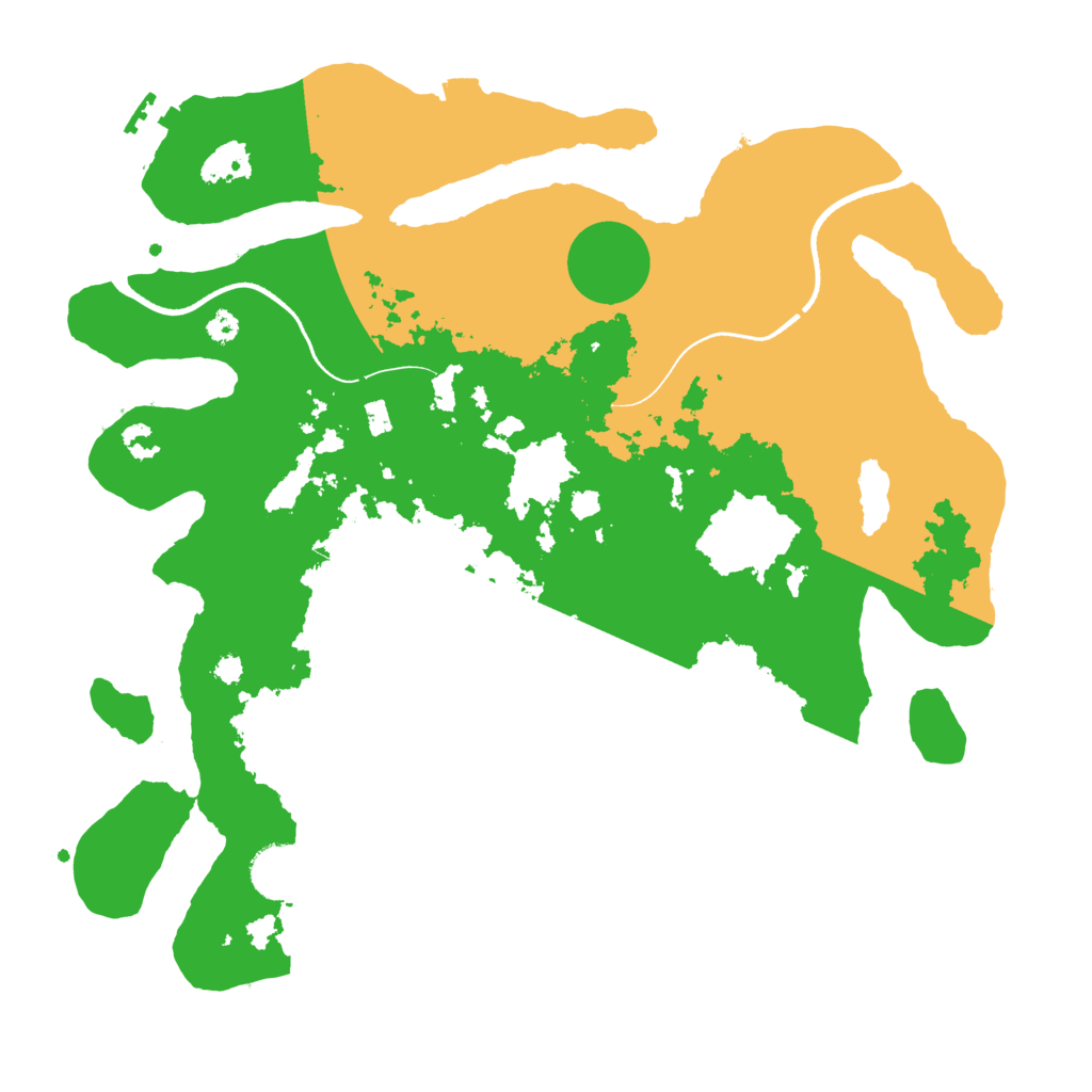 Biome Rust Map: Procedural Map, Size: 3500, Seed: 345331802