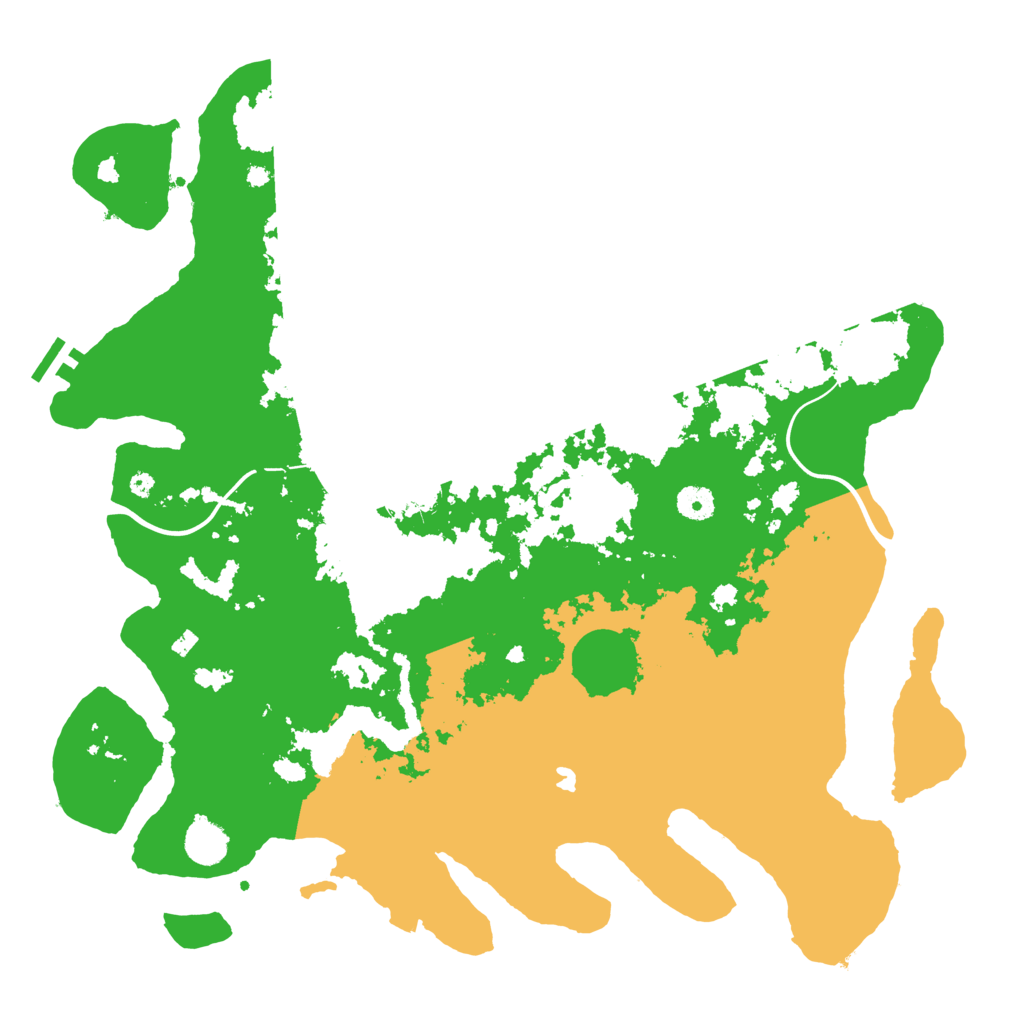 Biome Rust Map: Procedural Map, Size: 4250, Seed: 2742
