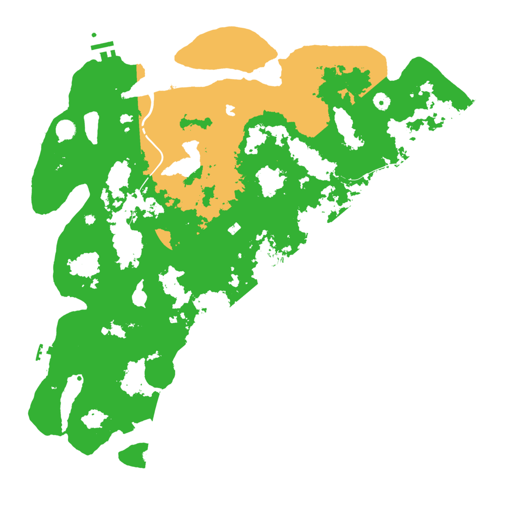 Biome Rust Map: Procedural Map, Size: 4500, Seed: 1972624866