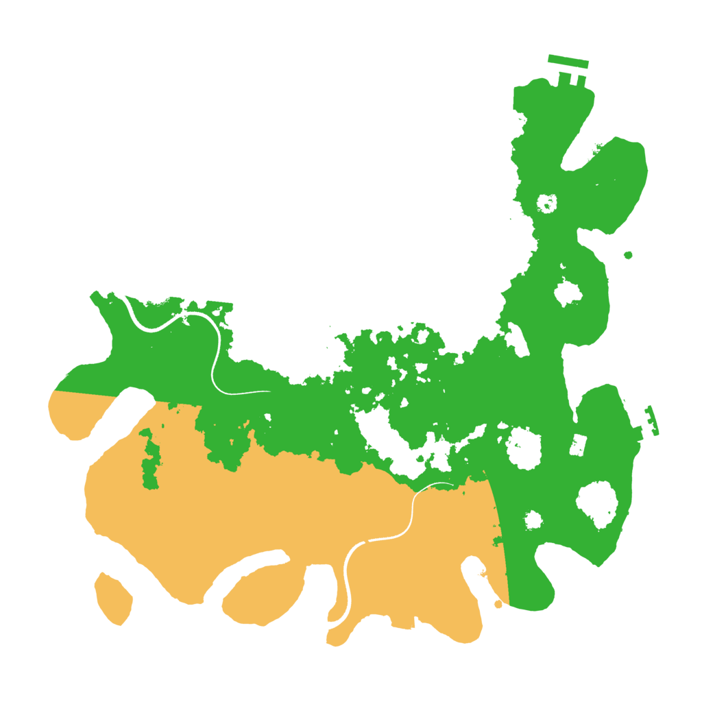 Biome Rust Map: Procedural Map, Size: 3500, Seed: 1680387117